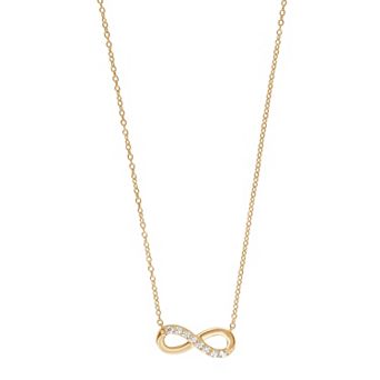 Diamond Brilliance 1/10 Carat T.W. Lab-Grown Diamond Infinity Pendant Necklace