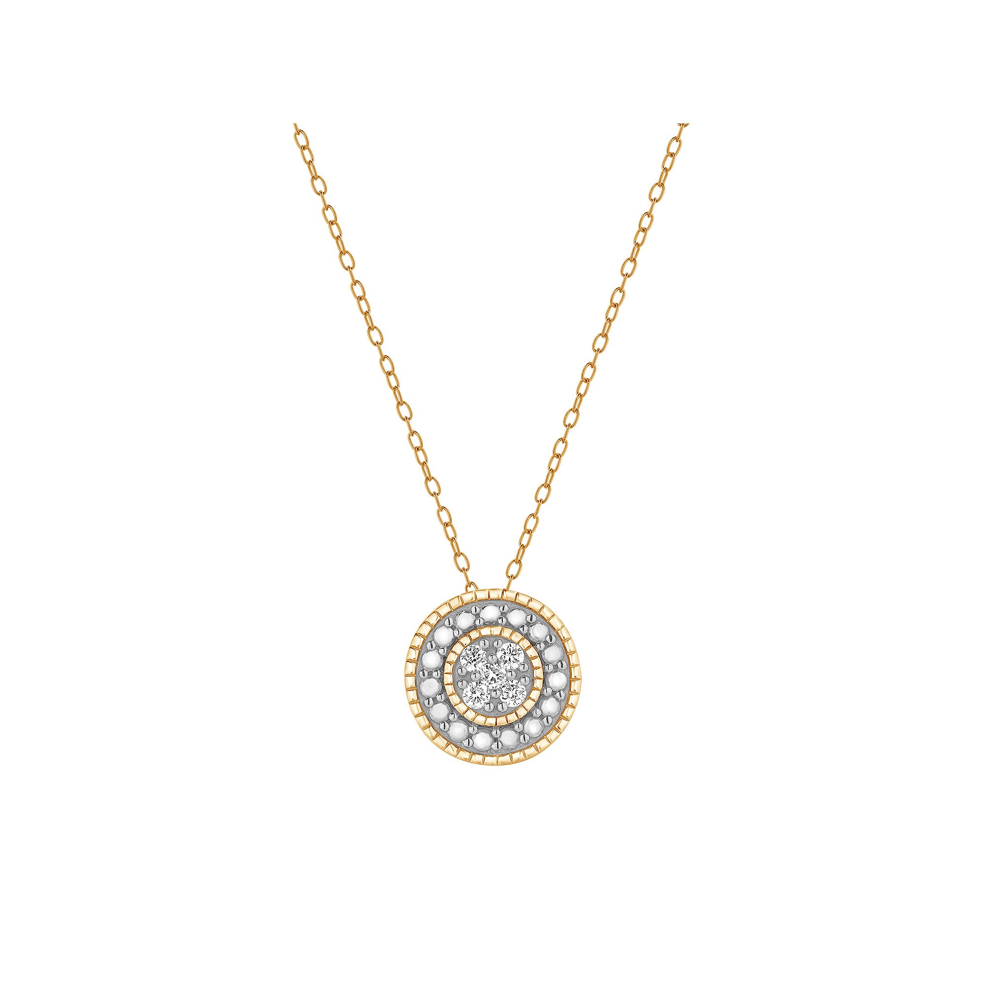Diamond Brilliance 1/10 Carat T.W. Lab-Grown Diamond Round Pendant Necklac