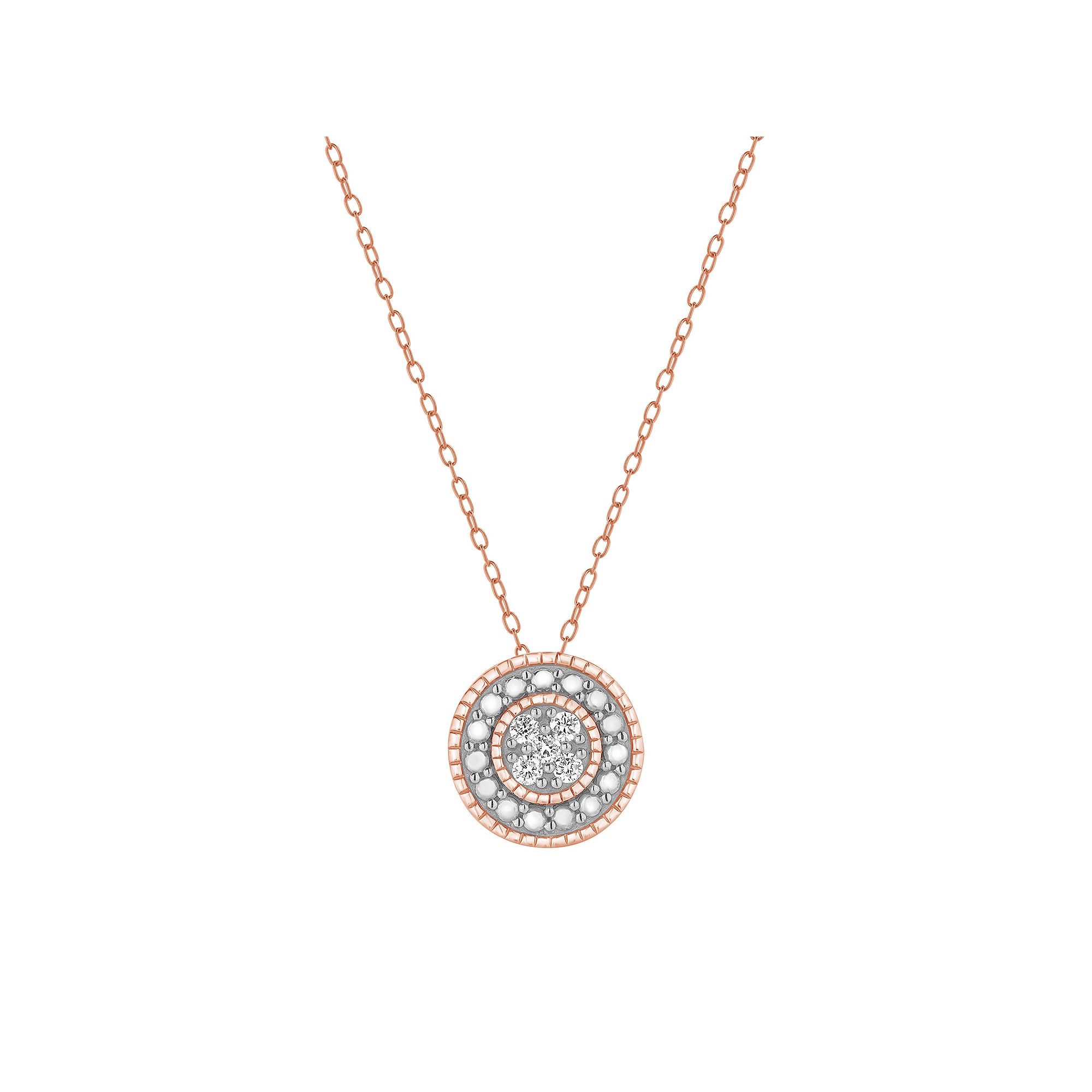 Diamond Brilliance 1/10 Carat T.W. Lab-Grown Diamond Round Pendant Necklac