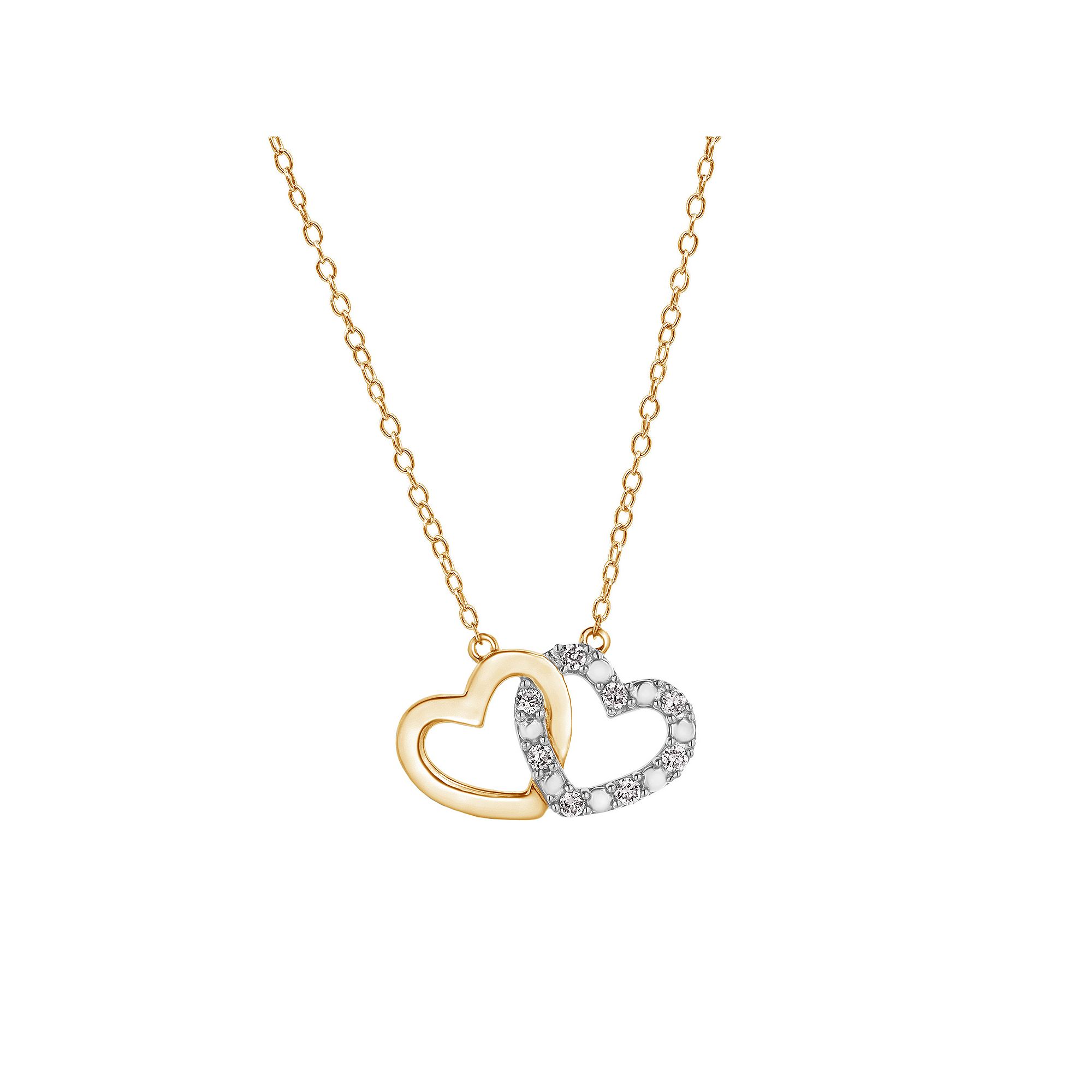 Diamond Brilliance 1/10 Carat T.W. Lab-Grown Diamond Heart Pendant Necklac