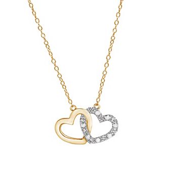 Diamond Brilliance 1/10 Carat T.W. Lab-Grown Diamond Heart Pendant Necklace