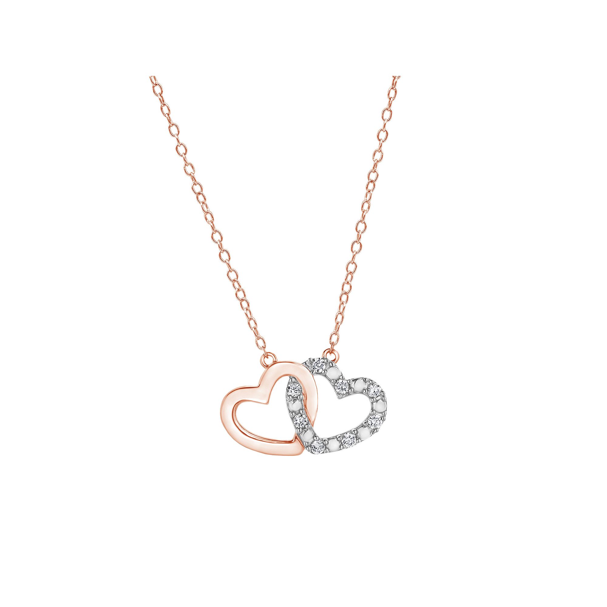 Diamond Brilliance 1/10 Carat T.W. Lab-Grown Diamond Heart Pendant Necklac