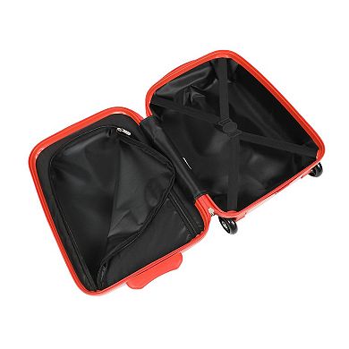 Disney / Pixar's Cars Lightning McQueen 16.5-Inch Carry-On Hardside Skate Luggage