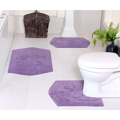 Home Weavers Waterford Collection 100% Cotton Tufted Extra Soft And Absorbent Bath Rugs
