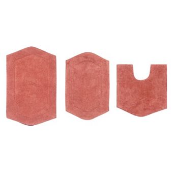 Home Weavers Waterford Collection 100% Cotton Tufted Extra Soft And Absorbent Bath Rugs