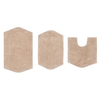 Home Weavers Waterford Collection 100% Cotton Tufted Extra Soft And Absorbent Bath Rugs