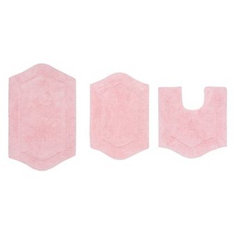 Home Weavers Waterford Collection 100% Cotton Tufted Extra Soft And Absorbent Bath Rugs