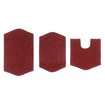 Home Weavers Waterford Collection 100% Cotton Tufted Extra Soft And Absorbent Bath Rugs