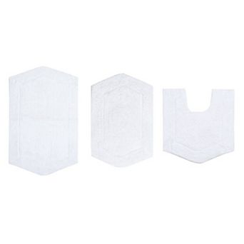 Home Weavers Waterford Collection 100% Cotton Tufted Extra Soft And Absorbent Bath Rugs