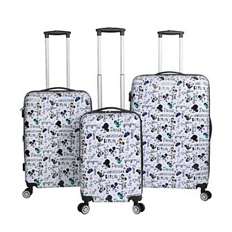 Disney's Mickey Mouse Destination 3 pc Hardside Spinner Luggage Set
