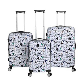Disney's Mickey Mouse Destination 3 pc Hardside Spinner Luggage Set