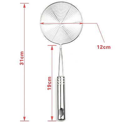 Mesh Strainer Ladle Spider Skimmer Spoon Fry Utensil 4.7"