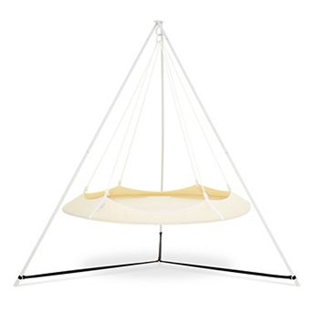 Hangout Pod Circular Family Hammock Bed And Stand Set