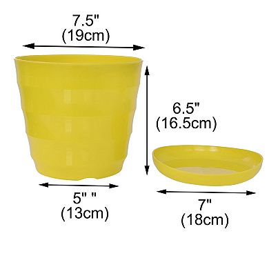 Round Shape Home Garden Plant Planter Flower Pot