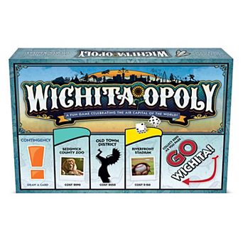 Late For The Sky: Wichita-Opoly - City Themed Family Board Game