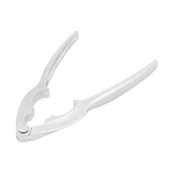 Almond Pecan Plier Clamp Nut Cracker Sheller Silver Tone