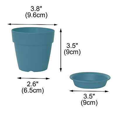 Gardening Round Design Plant Flower Planter Pot Tray