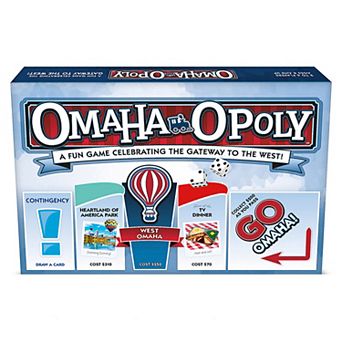 Late For The Sky: Omaha-Opoly - City Themed Family Board Game