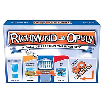 Late For The Sky: Richmond-Opoly - City Themed Family Board Game