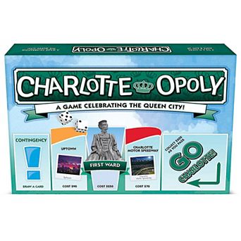 Late For The Sky: Charlotte-Opoly - City Themed Family Board Game