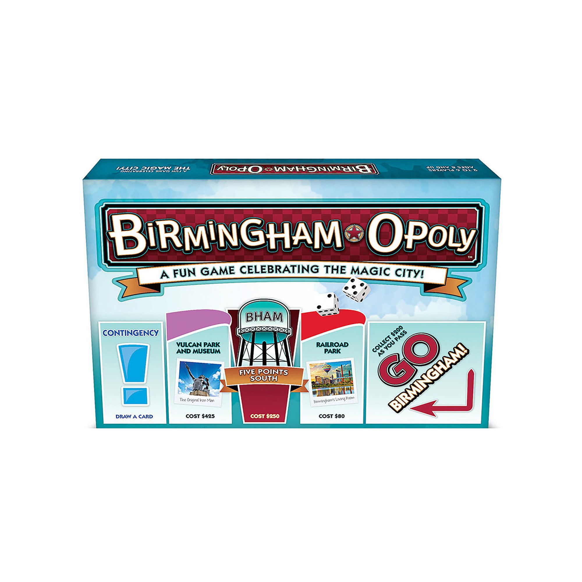 Late For The Sky: Birmingham-Opoly - City Themed Family Board Game, Multi