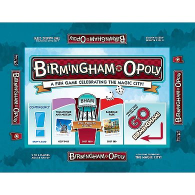 Late For The Sky: Birmingham-Opoly - City Themed Family Board Game
