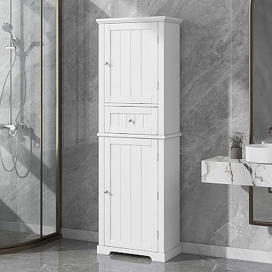 Merax Tall Bathroom Storage Cabinet