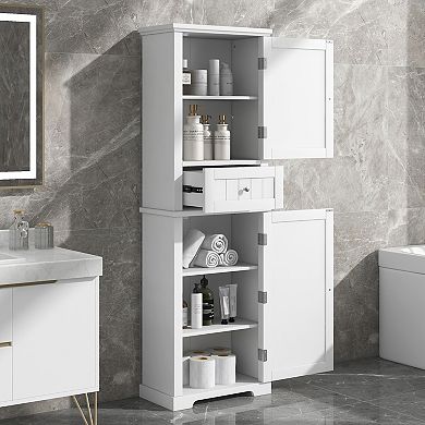 Merax Tall Bathroom Storage Cabinet