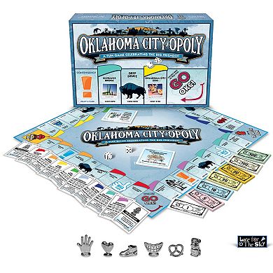 Late For The Sky: Oklahoma City-Opoly - Themed Family Board Game
