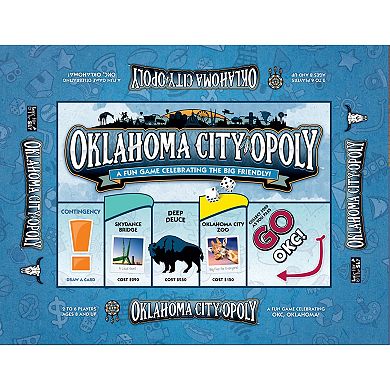 Late For The Sky: Oklahoma City-Opoly - Themed Family Board Game