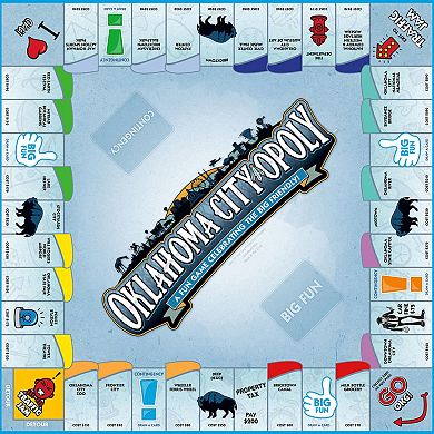 Late For The Sky: Oklahoma City-Opoly - Themed Family Board Game