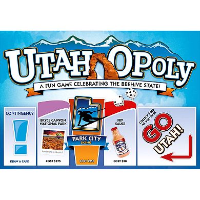 Late For The Sky: Utah-Opoly - State Themed Family Board Game
