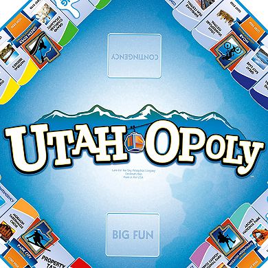 Late For The Sky: Utah-Opoly - State Themed Family Board Game