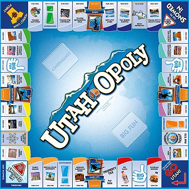 Late For The Sky: Utah-Opoly - State Themed Family Board Game