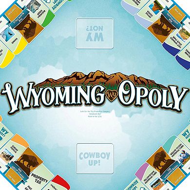 Late For The Sky: Wyoming-Opoly - State Themed Family Board Game