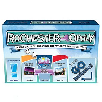 Late For The Sky: Rochester-Opoly - City Themed Family Board Game