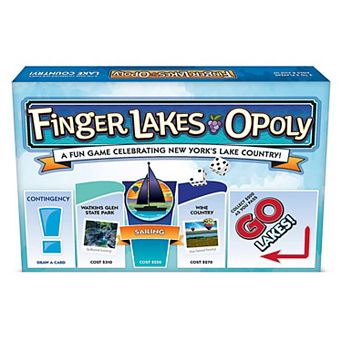 Late For The Sky: Finger Lakes-Opoly - Themed Family Board Game