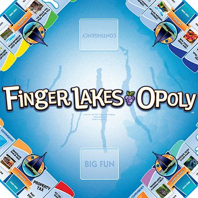 Late For The Sky: Finger Lakes-Opoly - Themed Family Board Game