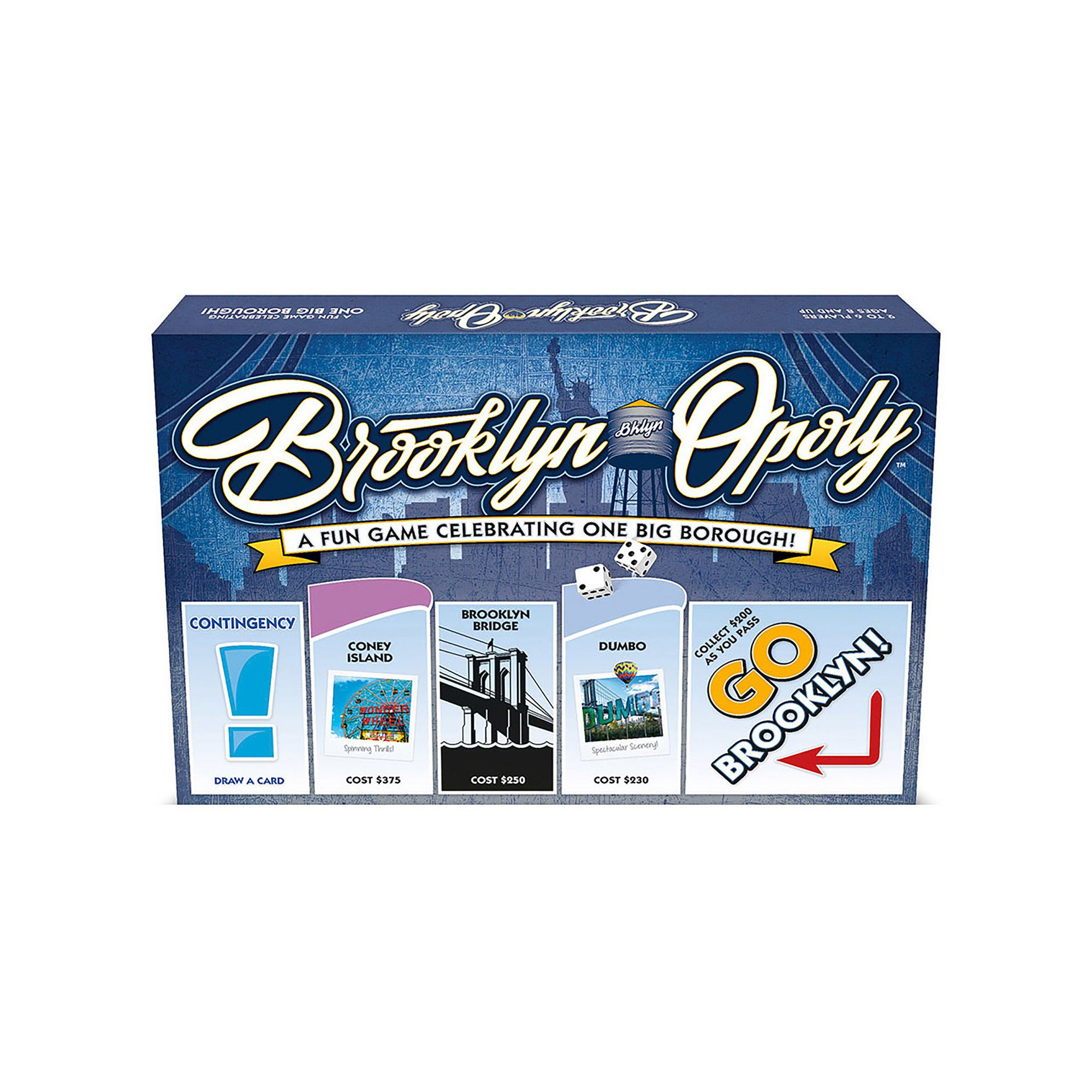 Late For The Sky: Brooklyn-Opoly - Borough Themed Family Board Game, Multi