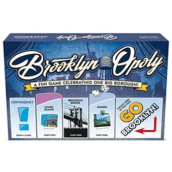 Late For The Sky: Brooklyn-Opoly - Borough Themed Family Board Game