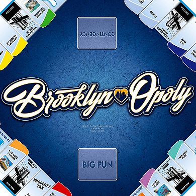 Late For The Sky: Brooklyn-Opoly - Borough Themed Family Board Game