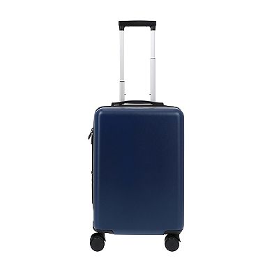 ful USPS Stickers Hardside Carry-On Spinner Luggage