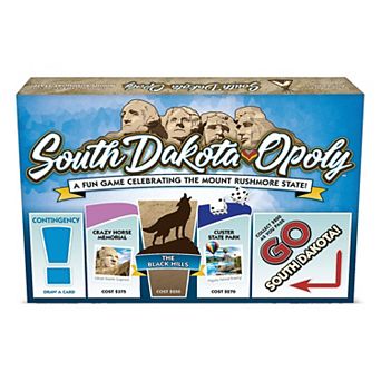 Late For The Sky: South Dakota-Opoly - State Themed Family Board Game
