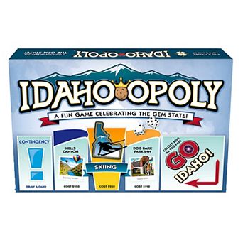 Late For The Sky: Idaho-Opoly - State Themed Family Board Game