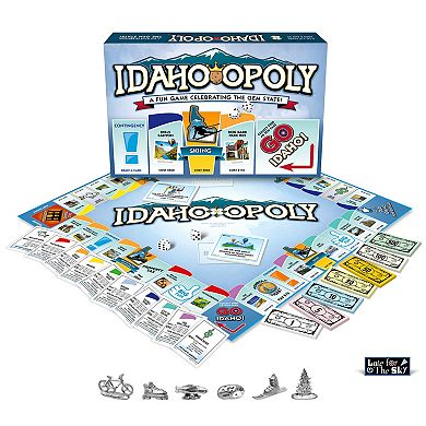 Late For The Sky: Idaho-Opoly - State Themed Family Board Game