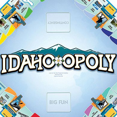 Late For The Sky: Idaho-Opoly - State Themed Family Board Game
