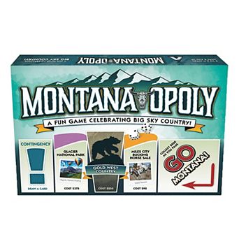 Late For The Sky: Montana-Opoly - State Themed Family Board Game