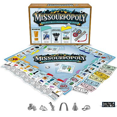 Late For The Sky: Missouri-Opoly - State Themed Family Board Game