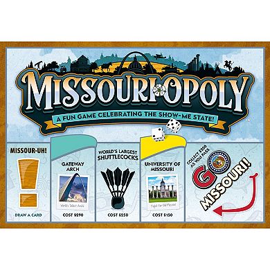 Late For The Sky: Missouri-Opoly - State Themed Family Board Game