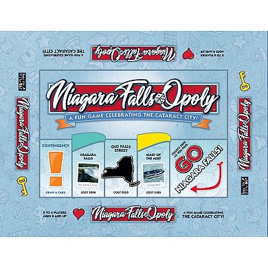 Late For The Sky: Niagara Falls-Opoly - Themed Family Board Game